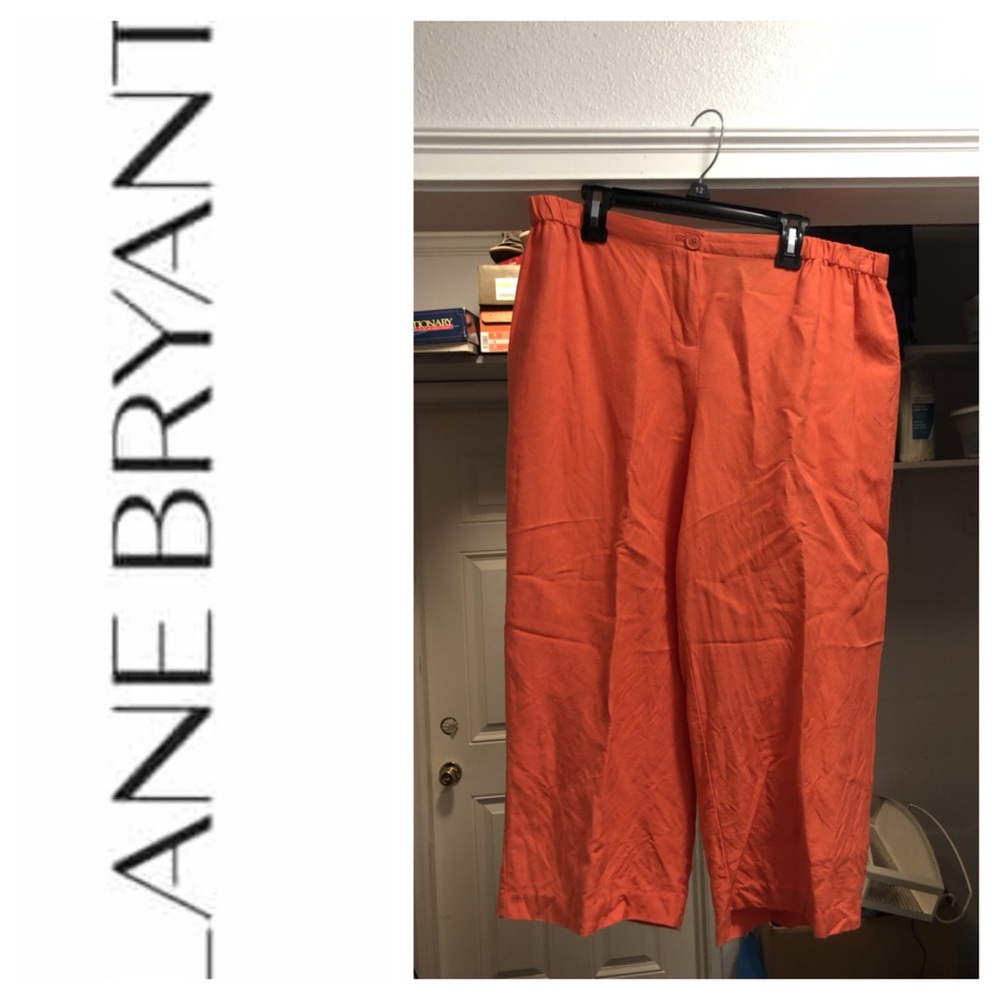 Women’s Layne Bryant Coral Capri Pants , Sz 14